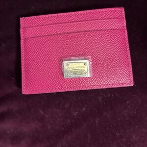 Brand new Dolce & Gabbana leather cardholder - full set
